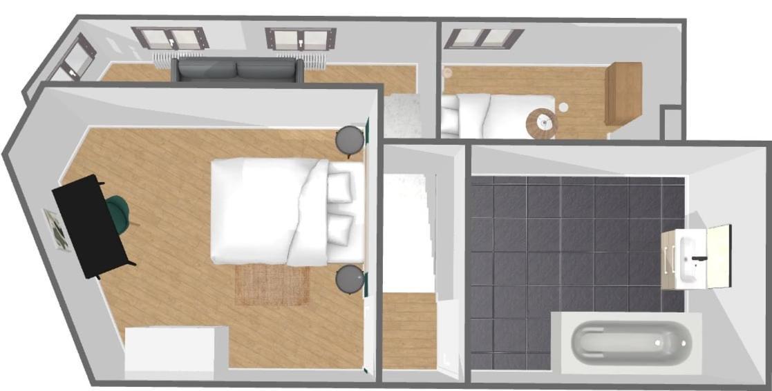 Duplex 2 Bedrooms 2 Bath Lille Exterior photo